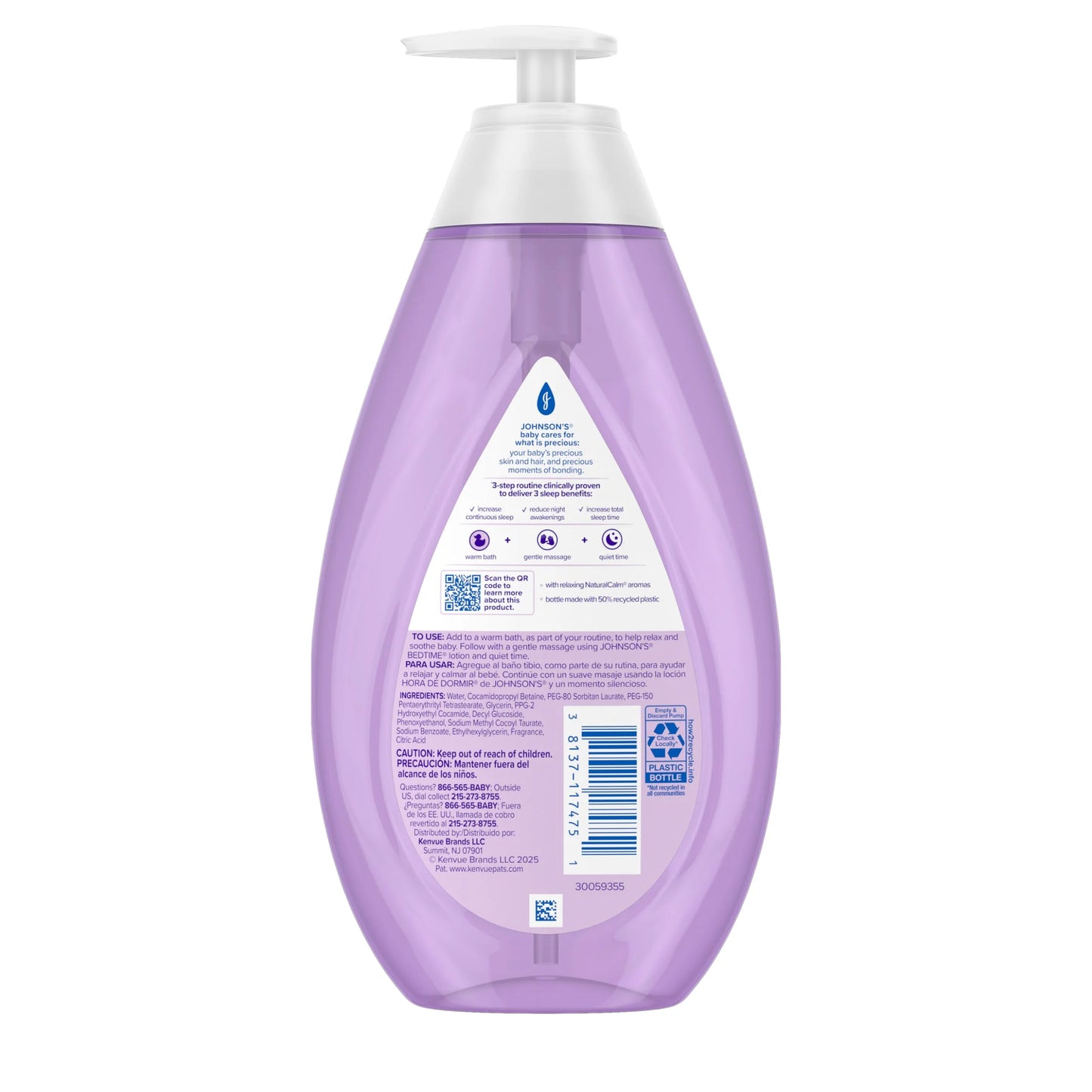 (2 Pack) Tear-Free Bedtime Baby Bath, Soothing Aromas, 27.1 Fl. Oz