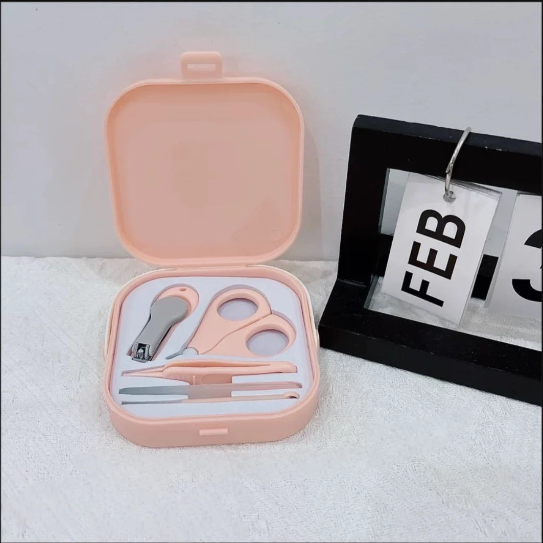 Baby Grooming Kit Newborn, 5 in 1 Baby Grooming and Health Care Kit with Nail Clippers and More for Newborn Infant Toddlers Baby Boys Girls