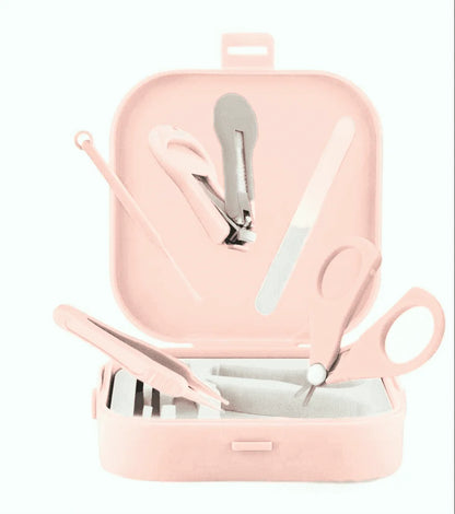 Baby Grooming Kit Newborn, 5 in 1 Baby Grooming and Health Care Kit with Nail Clippers and More for Newborn Infant Toddlers Baby Boys Girls