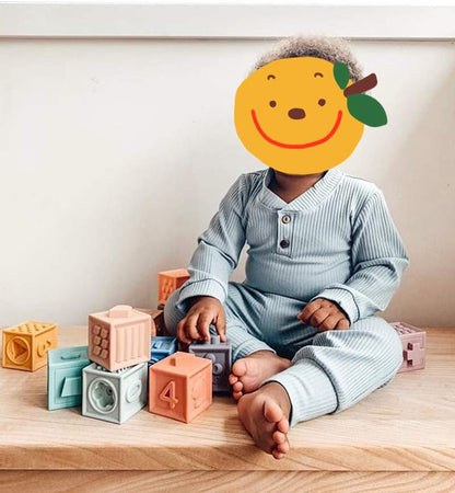 Newborn Baby Boy Fall Clothes 3 6 12 18 24 Months Outfits Long Sleeve Knitted Cotton Romper & Pants Infant Winter Sets