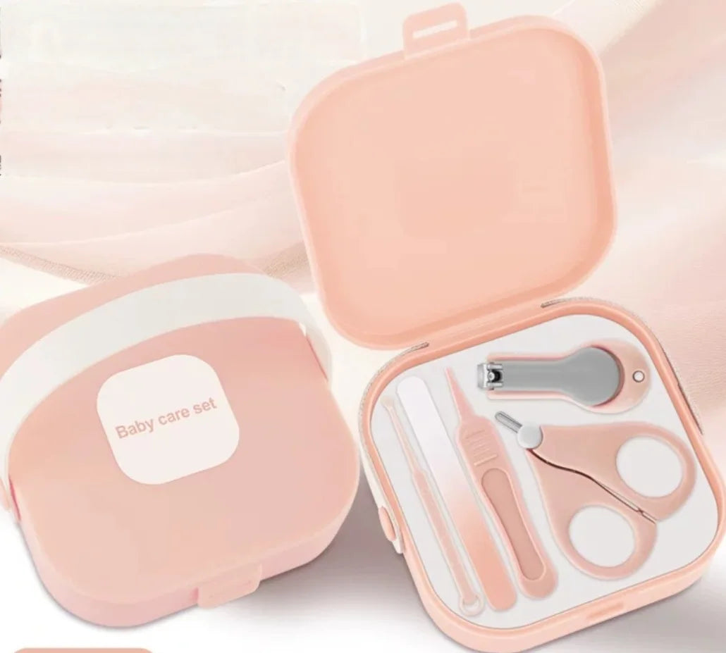 Baby Grooming Kit Newborn, 5 in 1 Baby Grooming and Health Care Kit with Nail Clippers and More for Newborn Infant Toddlers Baby Boys Girls