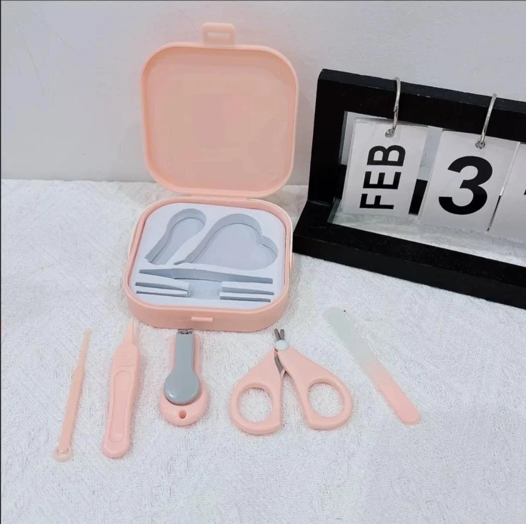 Baby Grooming Kit Newborn, 5 in 1 Baby Grooming and Health Care Kit with Nail Clippers and More for Newborn Infant Toddlers Baby Boys Girls