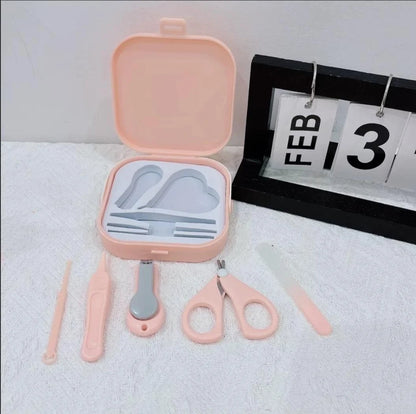Baby Grooming Kit Newborn, 5 in 1 Baby Grooming and Health Care Kit with Nail Clippers and More for Newborn Infant Toddlers Baby Boys Girls
