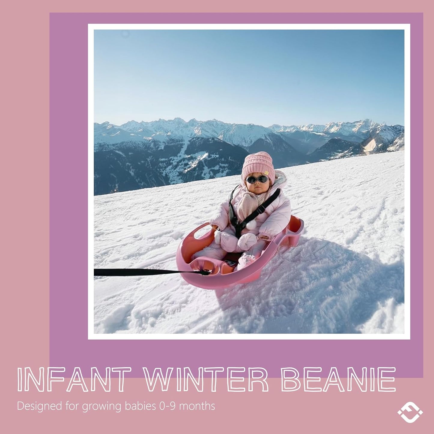 Baby Winter Hat – Cute Newborn Hats, Cozy Warm Infant Beanie, Soft Knit Stocking Stuffer for Babies 0–12 Months