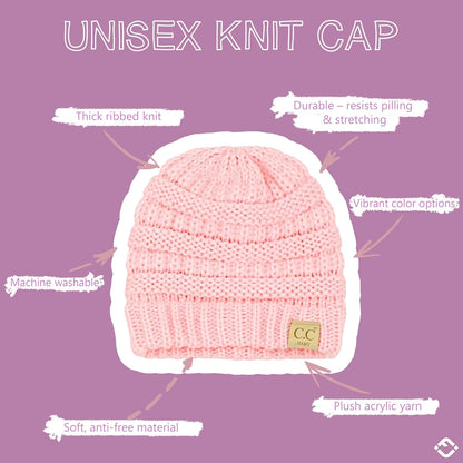 Baby Winter Hat – Cute Newborn Hats, Cozy Warm Infant Beanie, Soft Knit Stocking Stuffer for Babies 0–12 Months