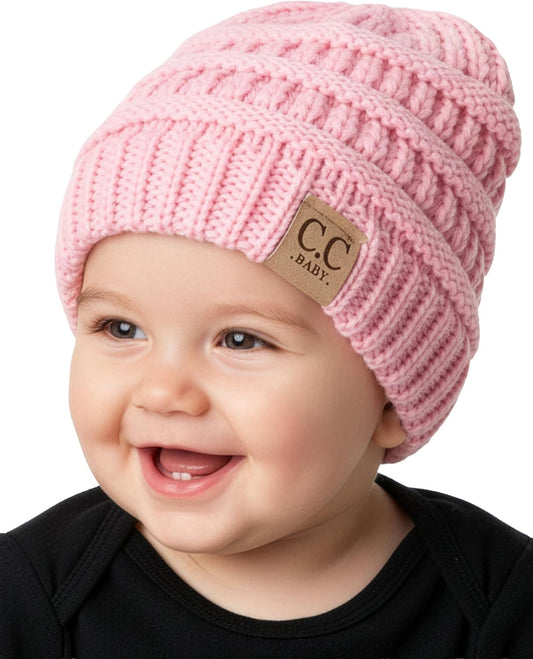 Baby Winter Hat – Cute Newborn Hats, Cozy Warm Infant Beanie, Soft Knit Stocking Stuffer for Babies 0–12 Months
