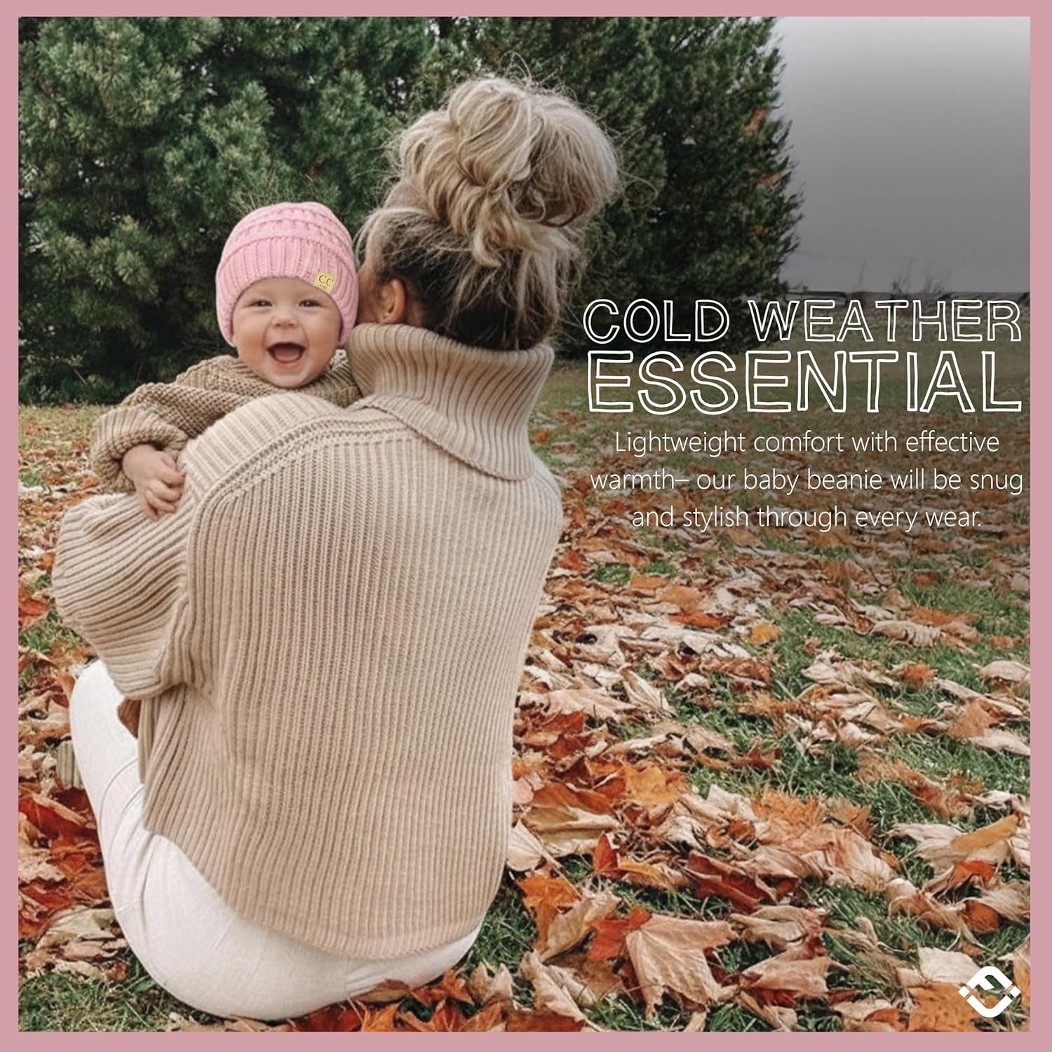 Baby Winter Hat – Cute Newborn Hats, Cozy Warm Infant Beanie, Soft Knit Stocking Stuffer for Babies 0–12 Months