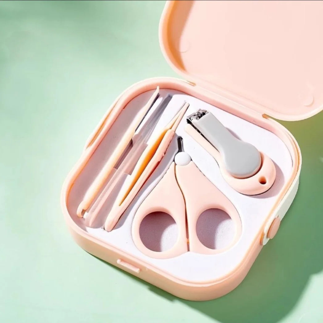 Baby Grooming Kit Newborn, 5 in 1 Baby Grooming and Health Care Kit with Nail Clippers and More for Newborn Infant Toddlers Baby Boys Girls