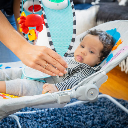 Ocean Explorers Kick to It Opus Musical Infant to Toddler Rocker, Ages 0+ Months