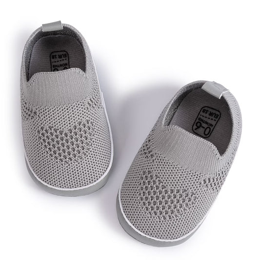 Baby Girls Boys Shoes Infant Casual Sneakers Newborn Soft Sole Slip on for First Walkers 3-18 Months