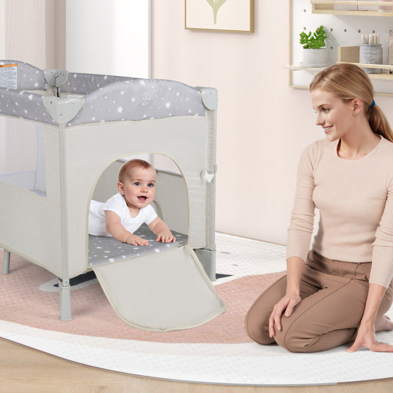 5-In-1 Portable Baby beside Bassinet with Diaper Changer