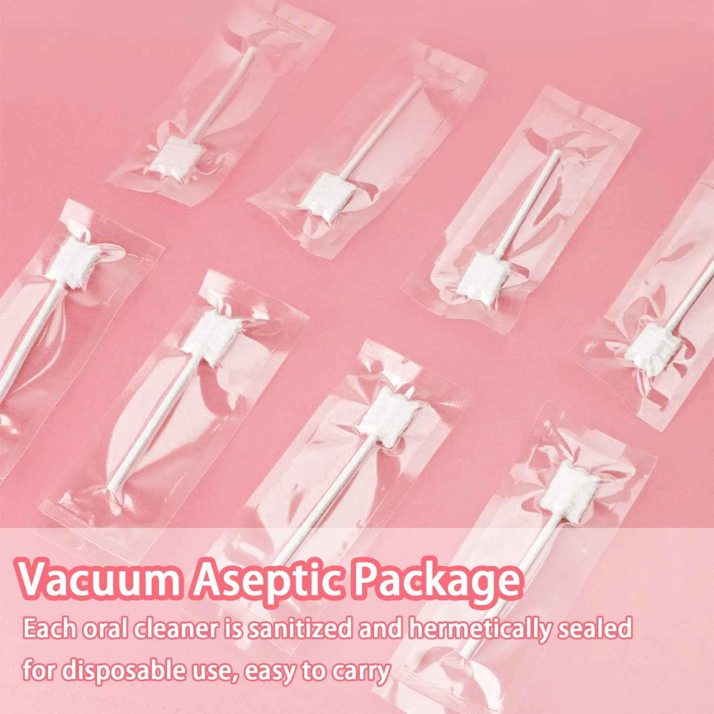 62PCS Baby Tongue Cleaner, Baby Oral Cleaner Newborn Baby Toothbrush,Disposable Infant Toothbrush Clean Mouth,Gauze Gum Clean Stick Dental Care for 0-36 Month +1 Finger Toothbrush with Case